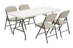 MESA 1.80 MTS + 4 SILLAS D48